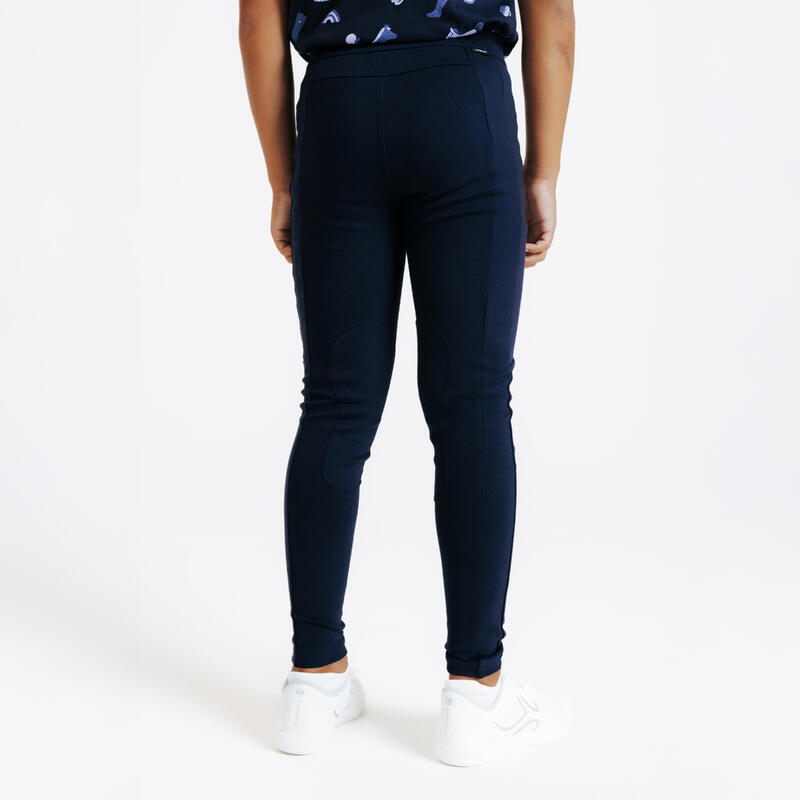 Pantalon équitation enfant MAGIC - bleu