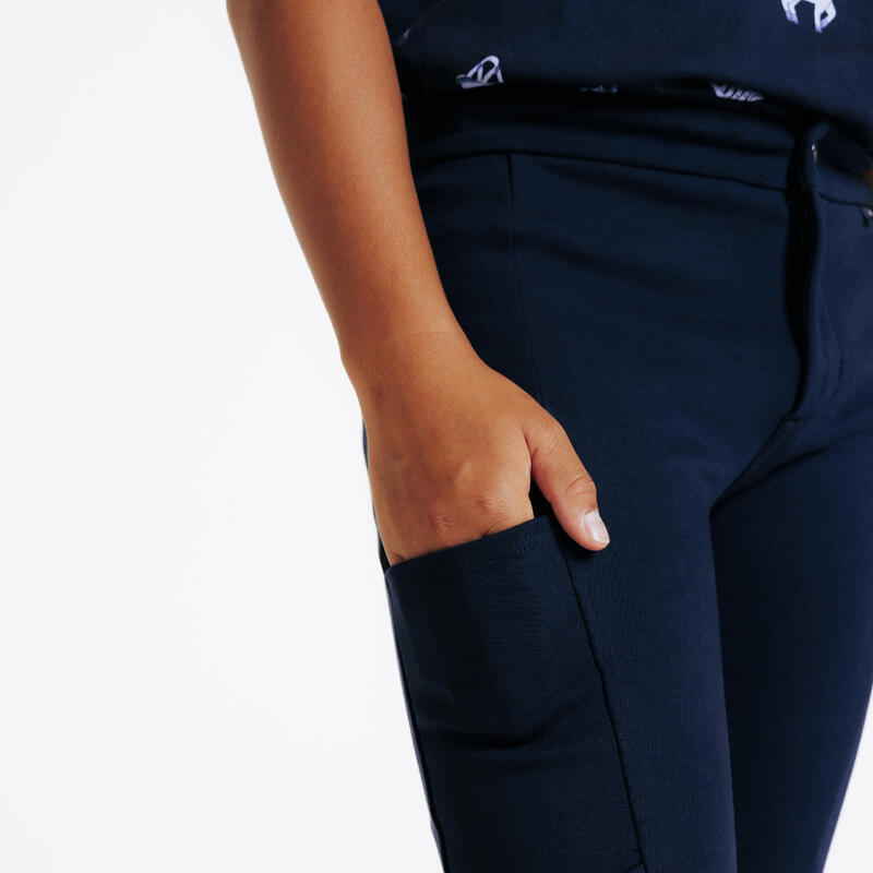 Pantalon équitation enfant MAGIC - bleu