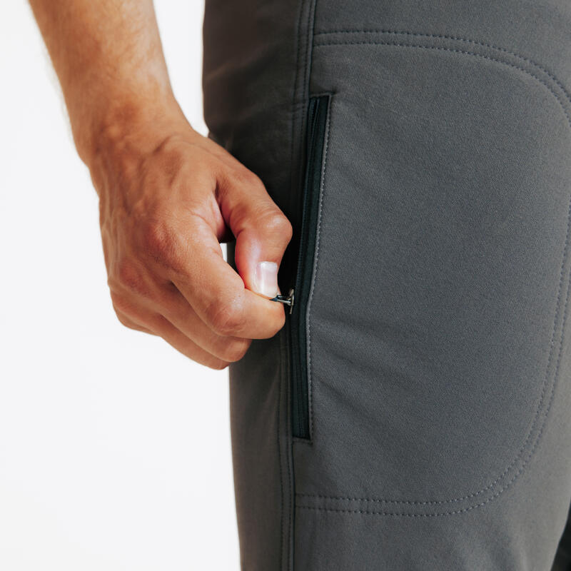 Pantalon équitation homme gris foncé 500