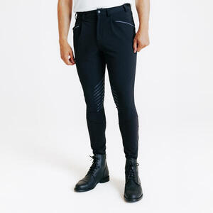 Pantalón Equitación 900 Classic Hombre Negro