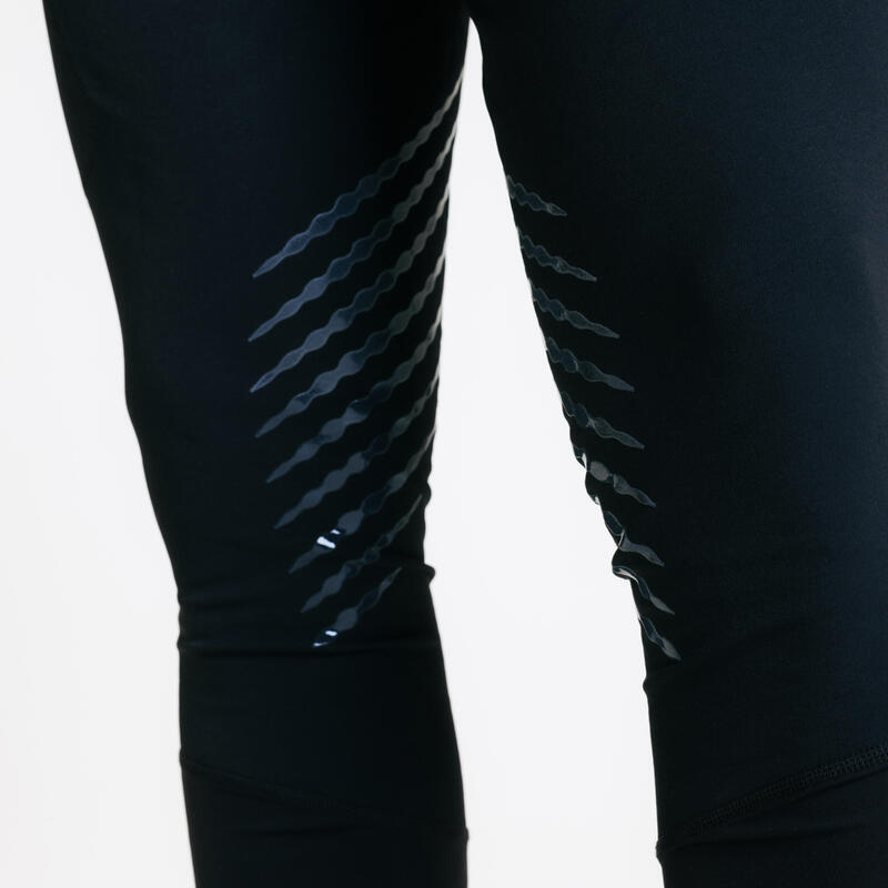 Pantalon Echitaţie Classic 900 Negru Bărbaţi