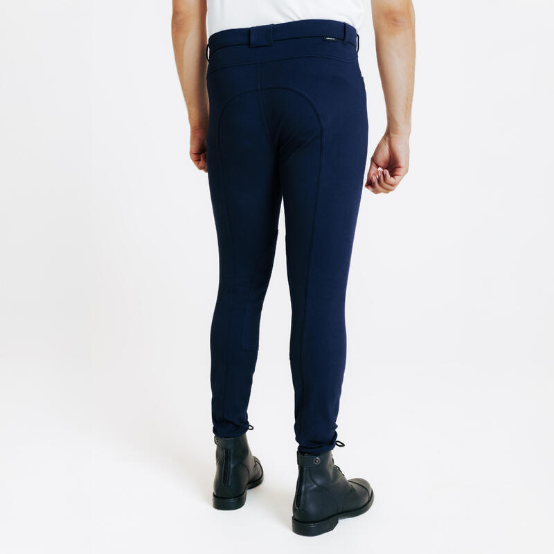 Pantalon Equitation  Homme 100 bleu