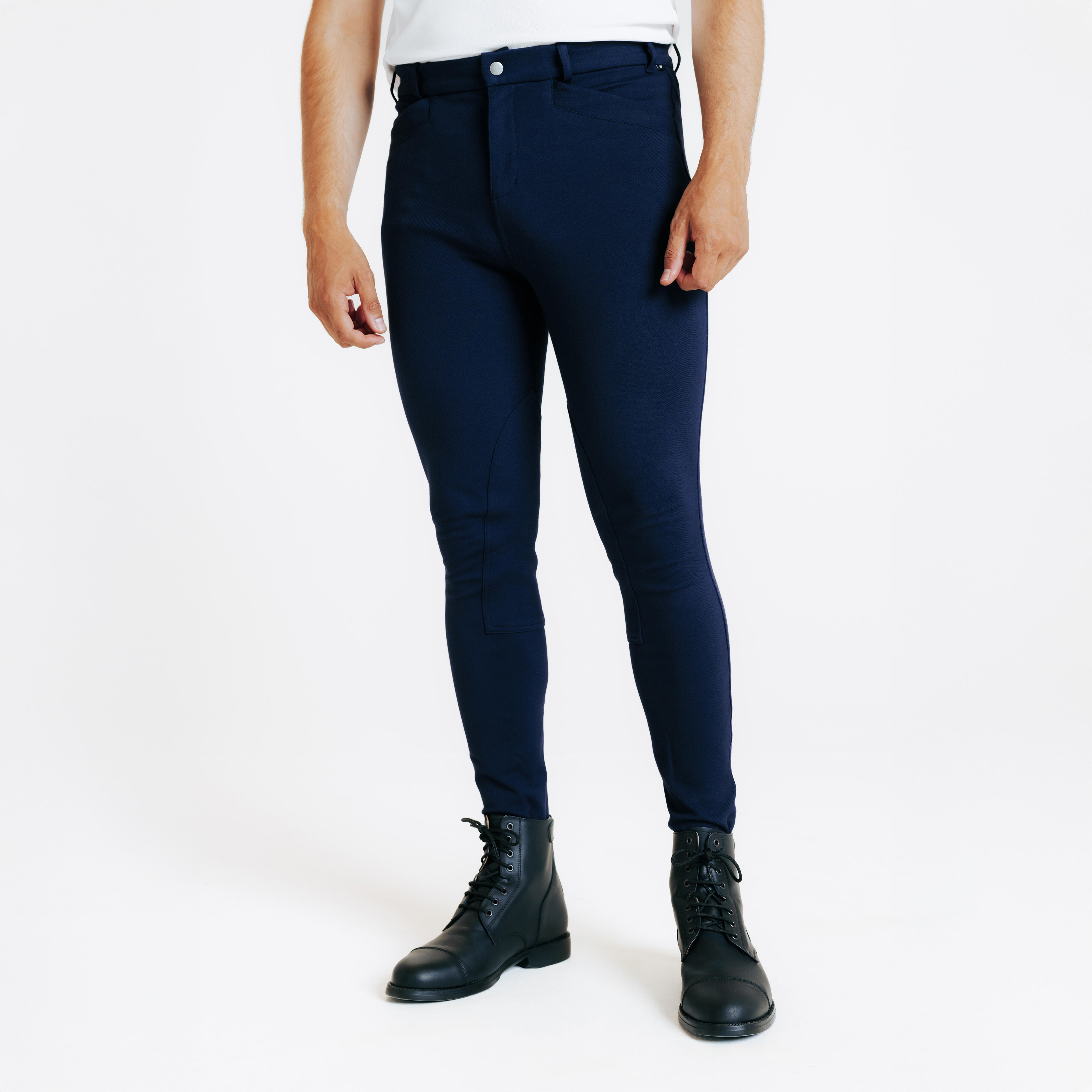 Men's Horse Riding Jodhpurs 100 - Blue