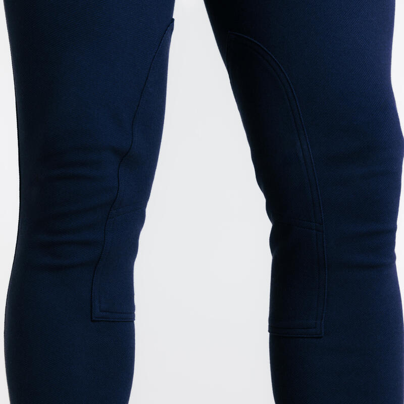 Pantalon Equitation  Homme 100 bleu