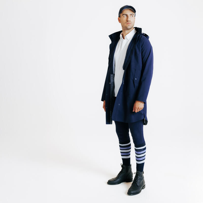 Pantalon Equitation  Homme 100 bleu