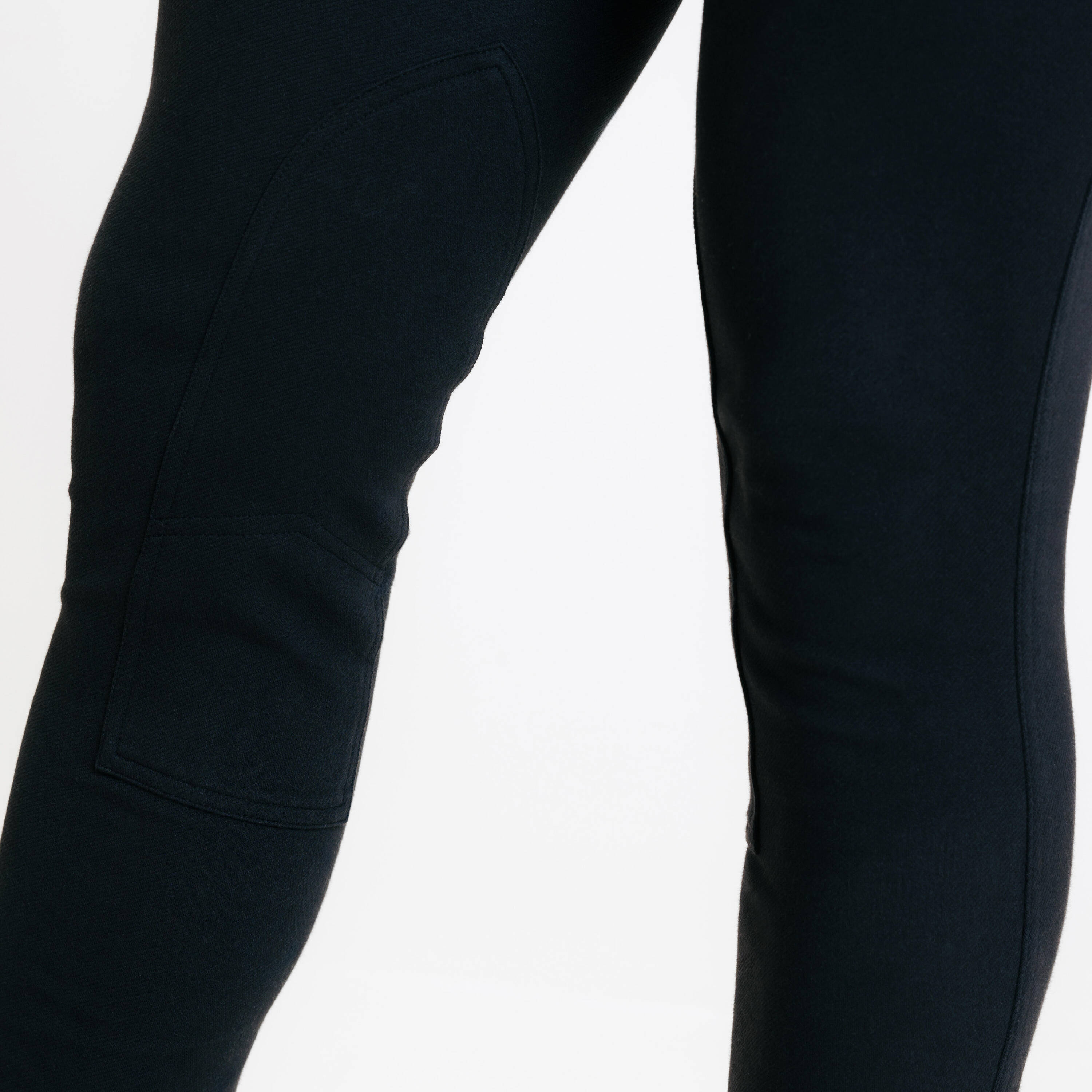 Men's Horse Riding Jodhpurs 100 - Black -  4