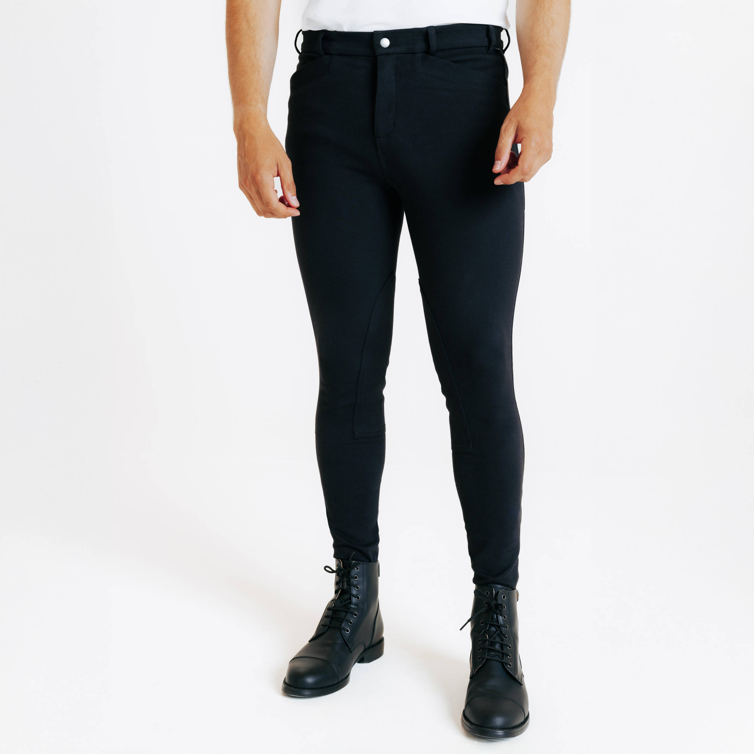 Men's Horse Riding Jodhpurs 100 - Black