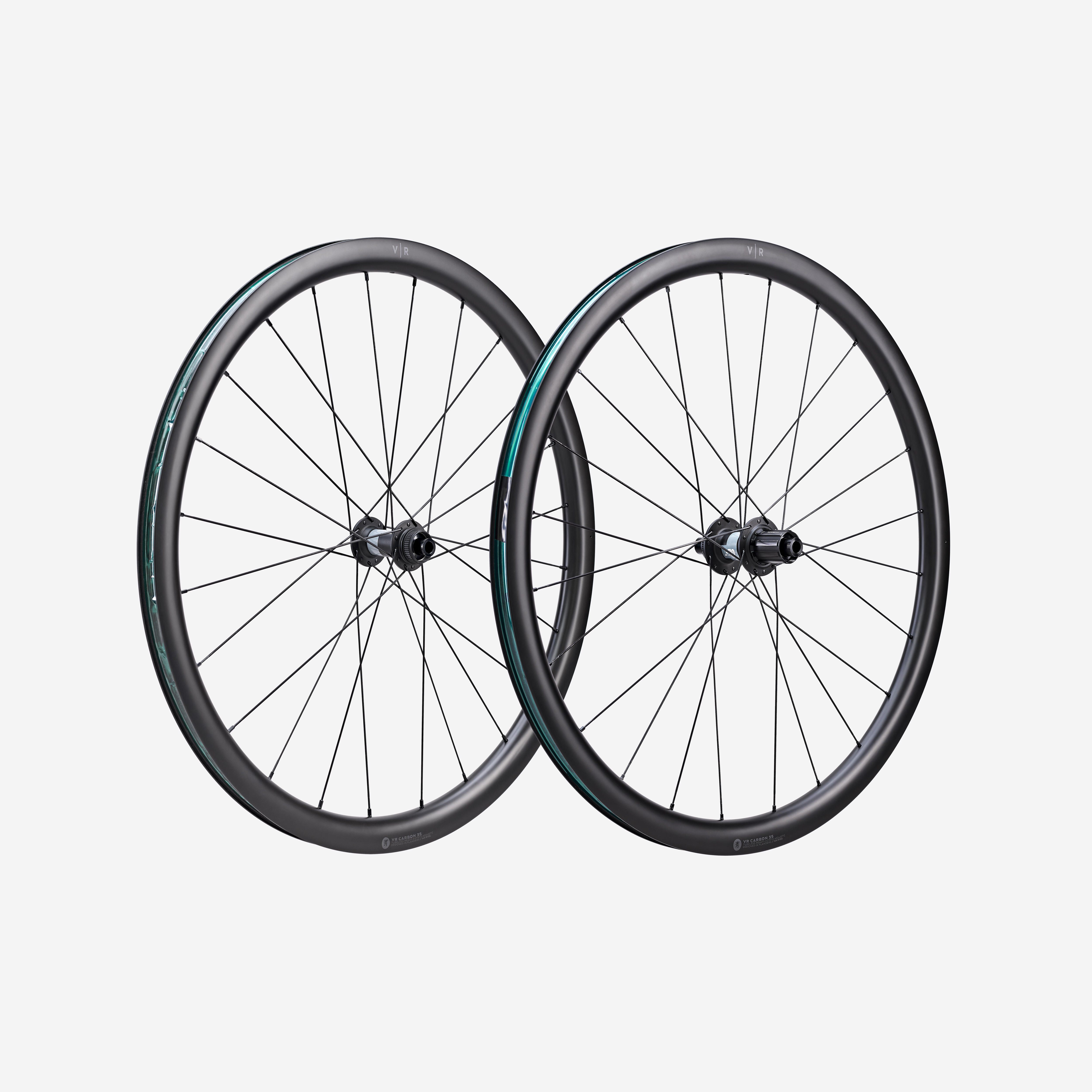 VAN RYSEL Laufradsatz Carbon Tubeless Scheibe kompatibel Shimano VR 35 | 03608392523526 VAN RYSEL Laufradsatz Carbon Tubeless Scheibe kompatibel Shimano VR 35 | 03608392523526