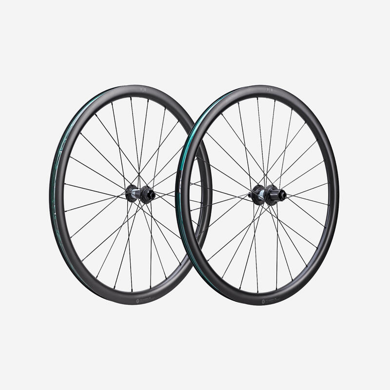PAIRE DE ROUES CARBONE VR 35 TUBELESS A DISC COMPATIBLE SRAM XDR