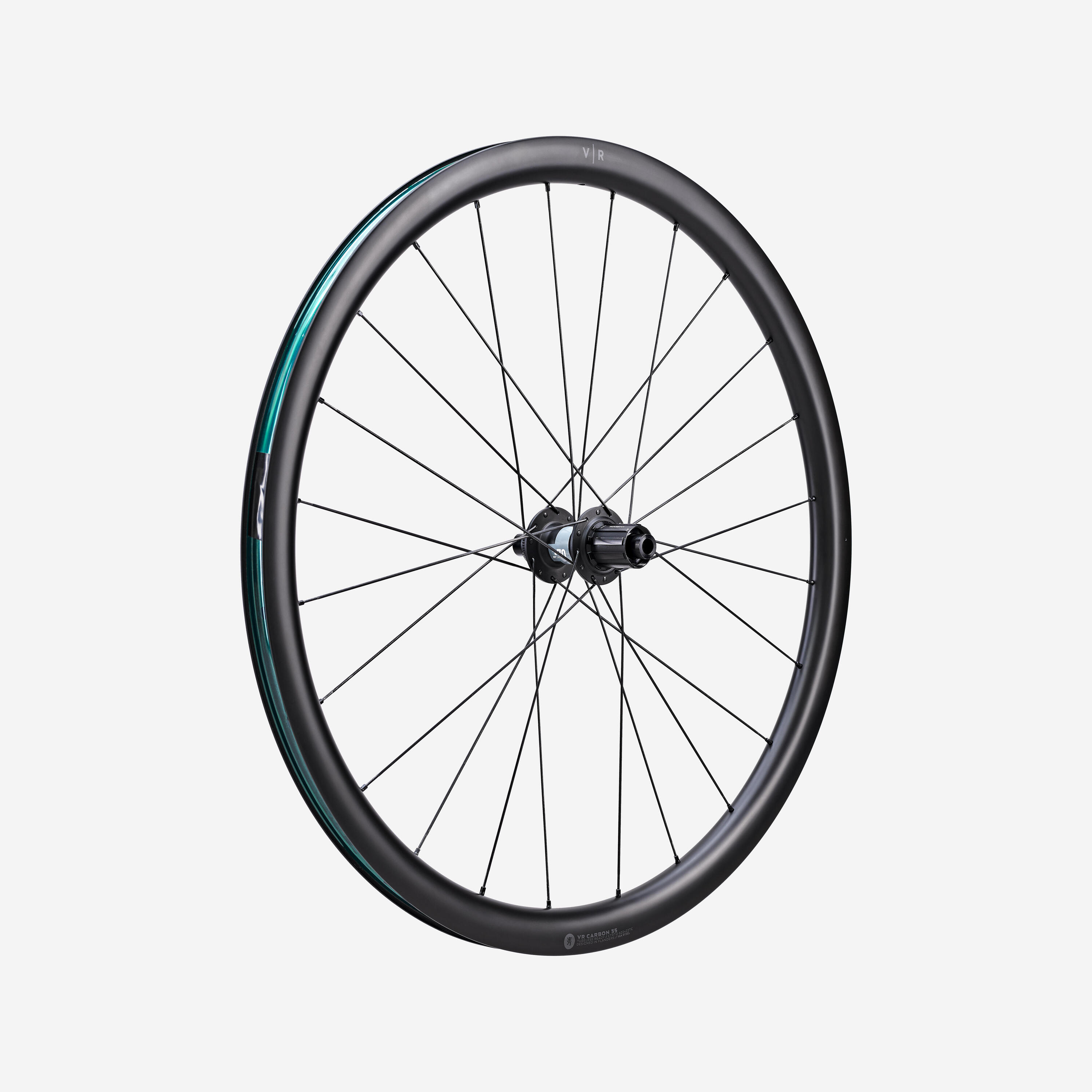 PAIR OF VR 35 TUBELESS DISC SHIMANO HG COMPATIBLE CARBON WHEELS 3/6