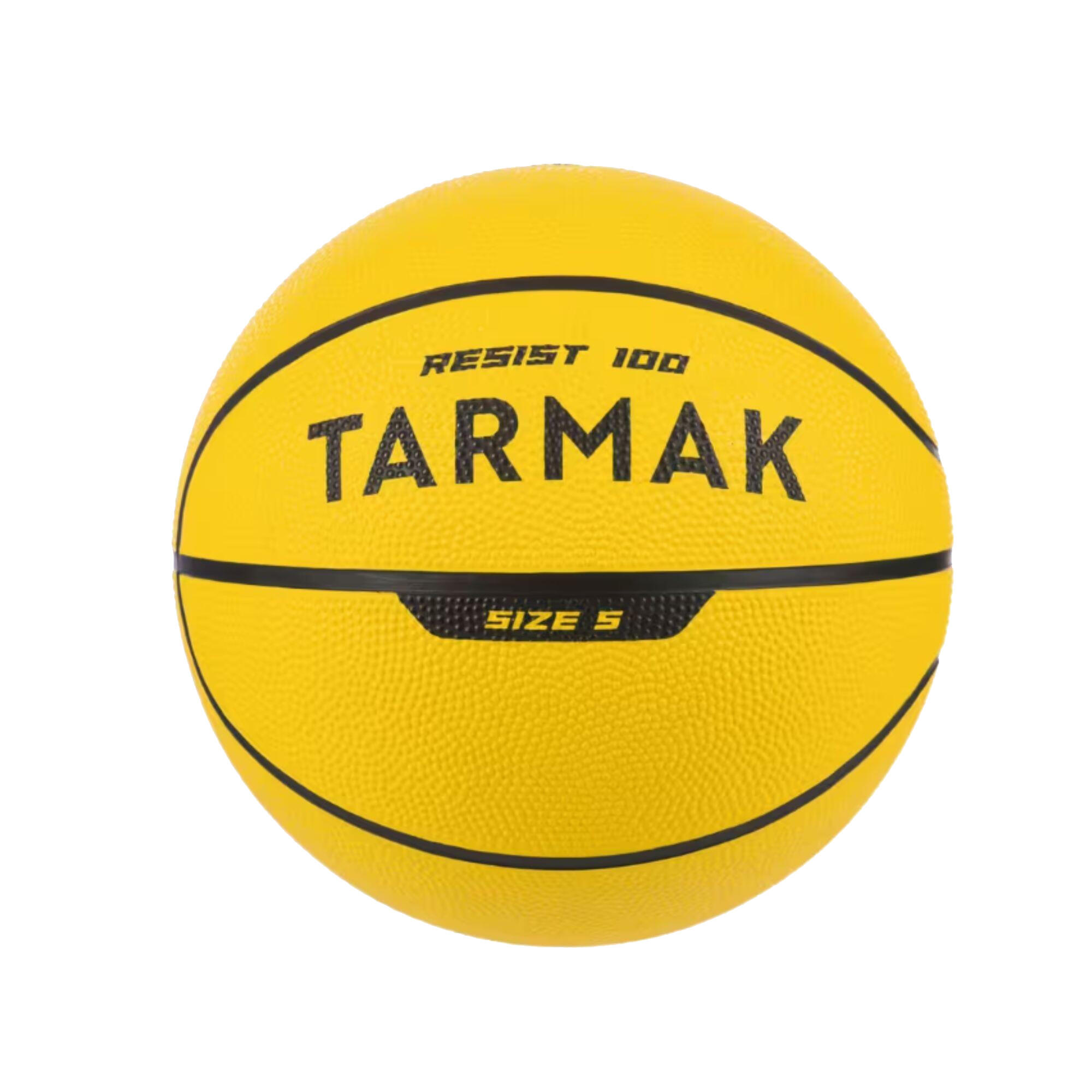 Size 5 Basketball Ball - R 100 Yellow - TARMAK