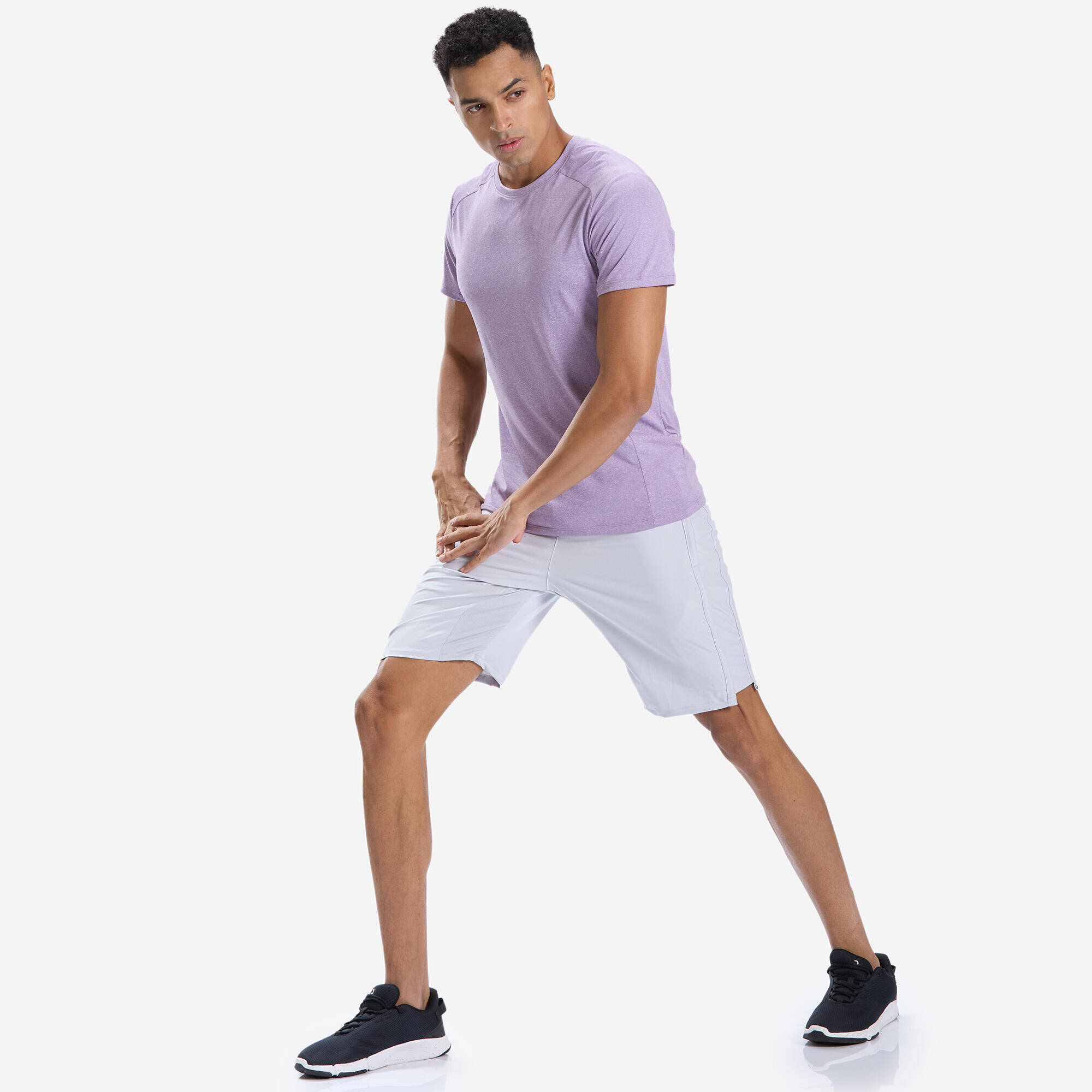 Men's Breathable Essential Crew Neck Fitness T-Shirt -  2