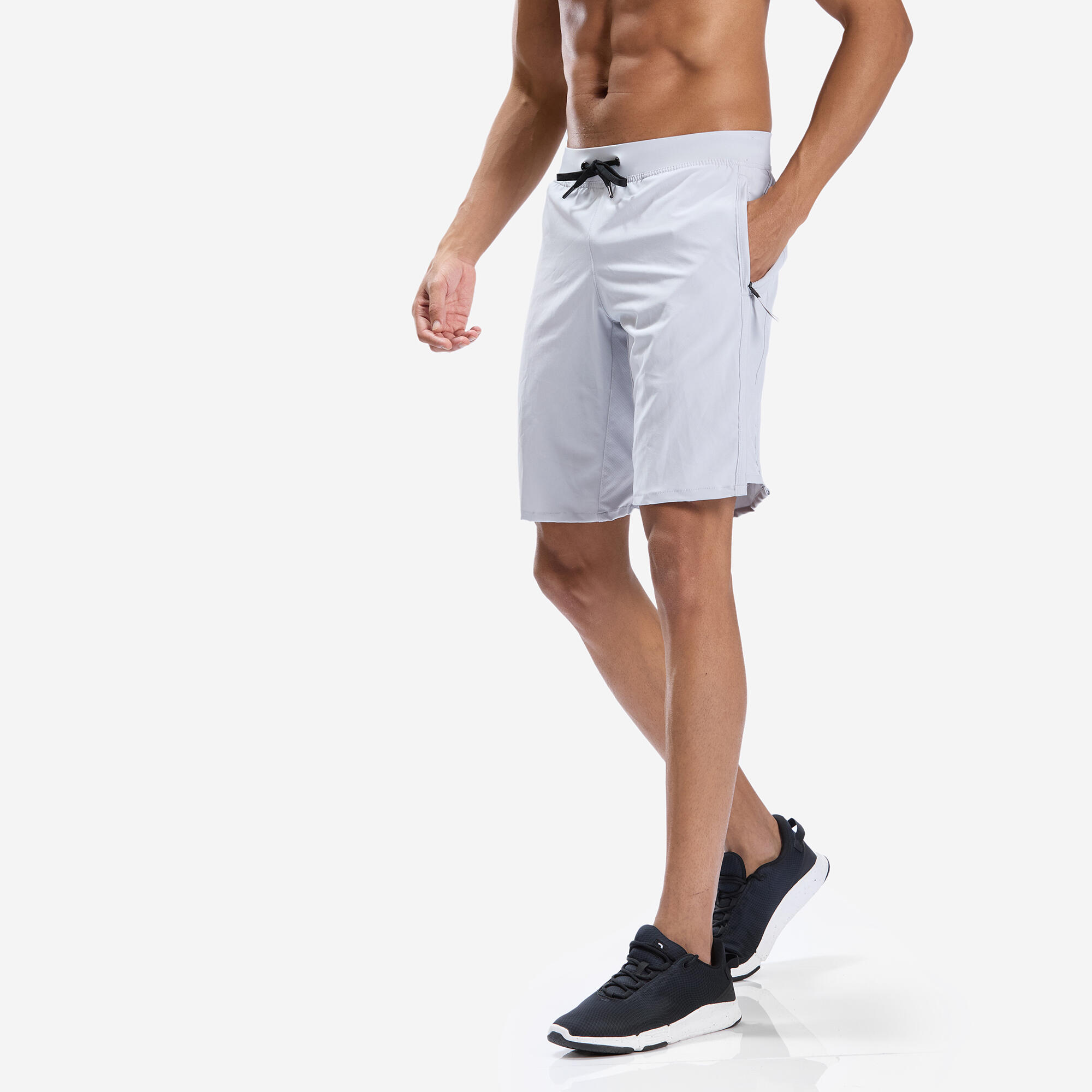 Pánské fitness kraťasy s kapsami na zip 4/10