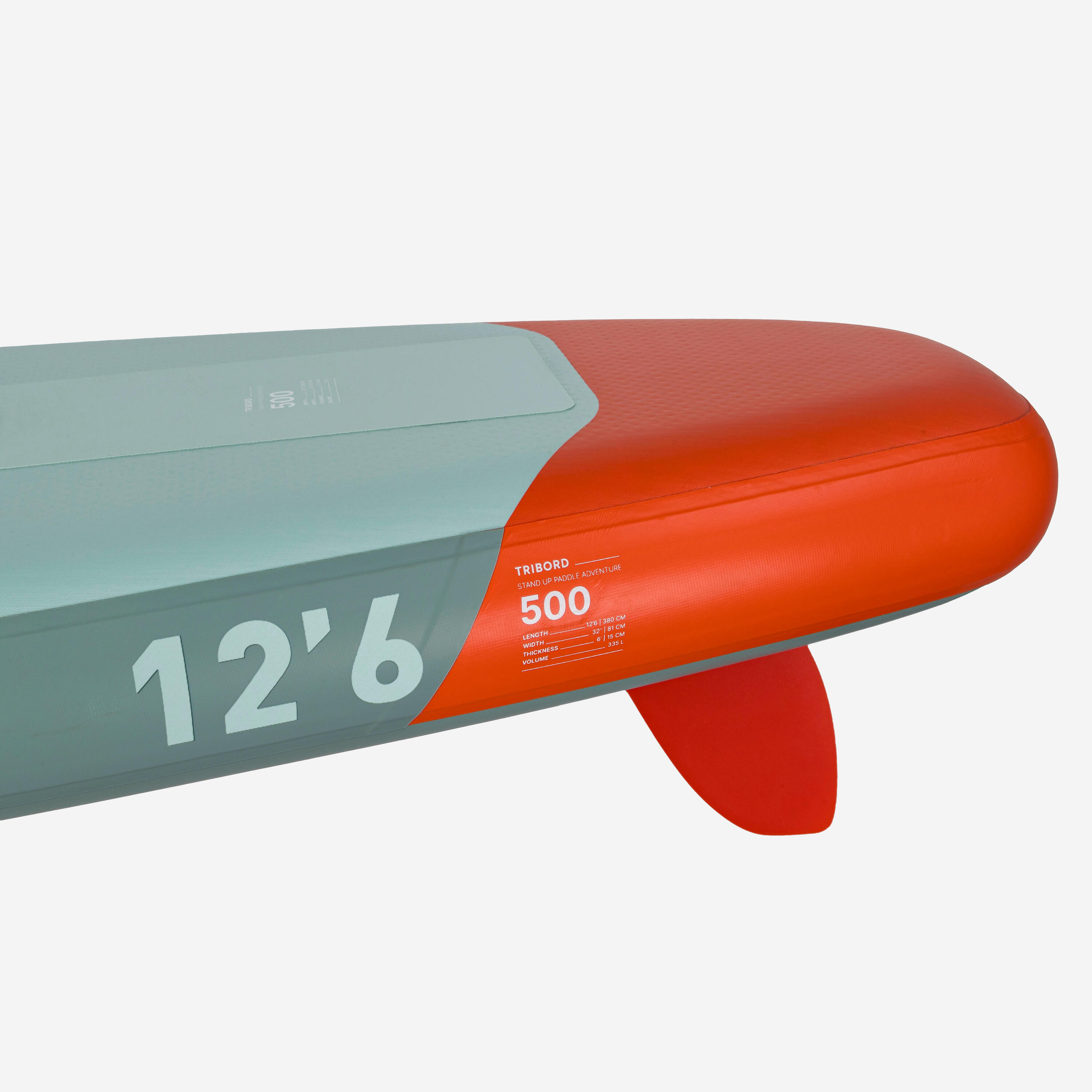 SUP-Board Stand up Paddle aufblasbar 12'6 (bis 140 kg) - Exploration 500 grün 15/20