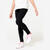 Legging fille coton - Basique noir