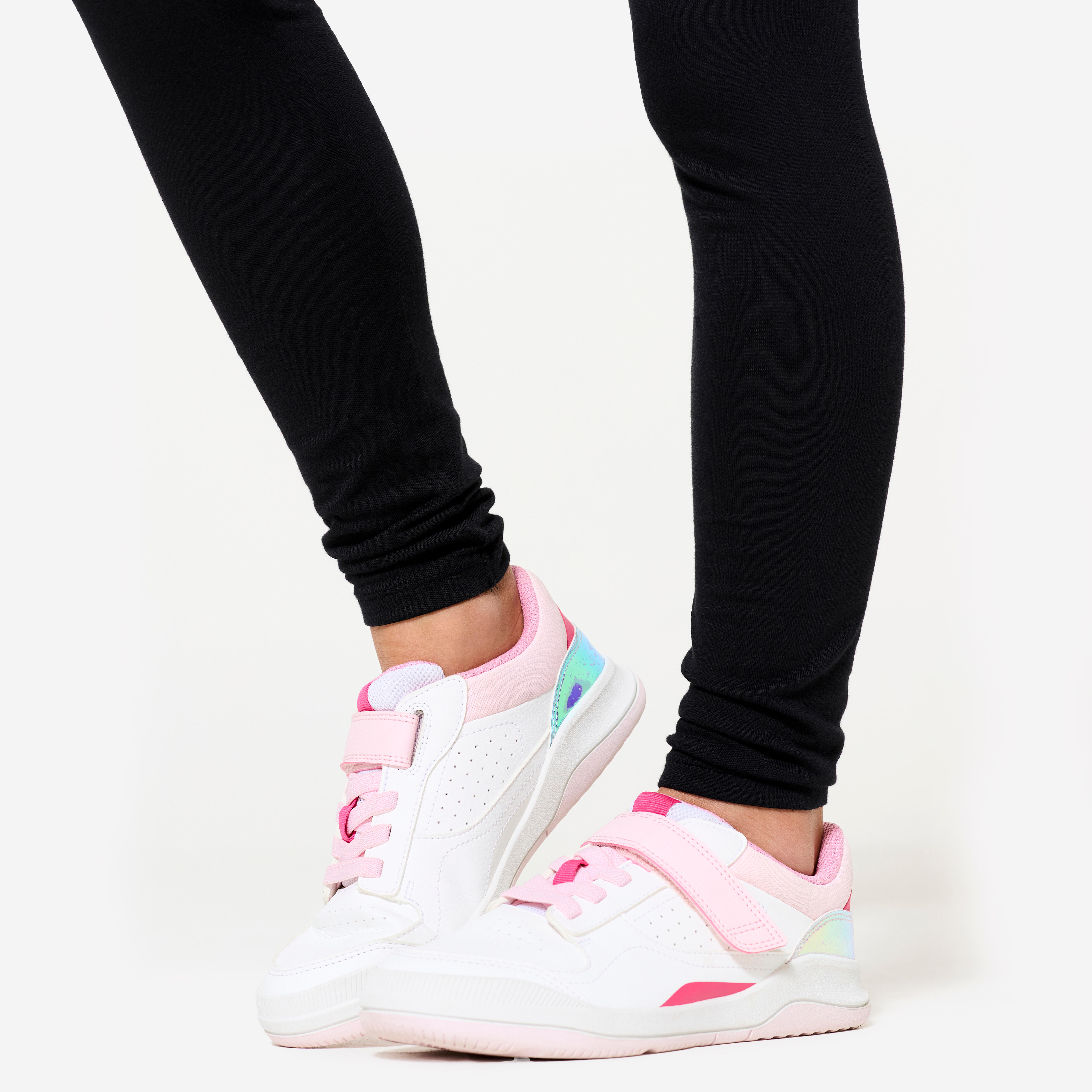 Kids' Leggings - 100 Black - DOMYOS