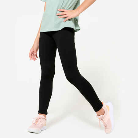 Girls' Warm & Breathable Multisport Leggings - Black