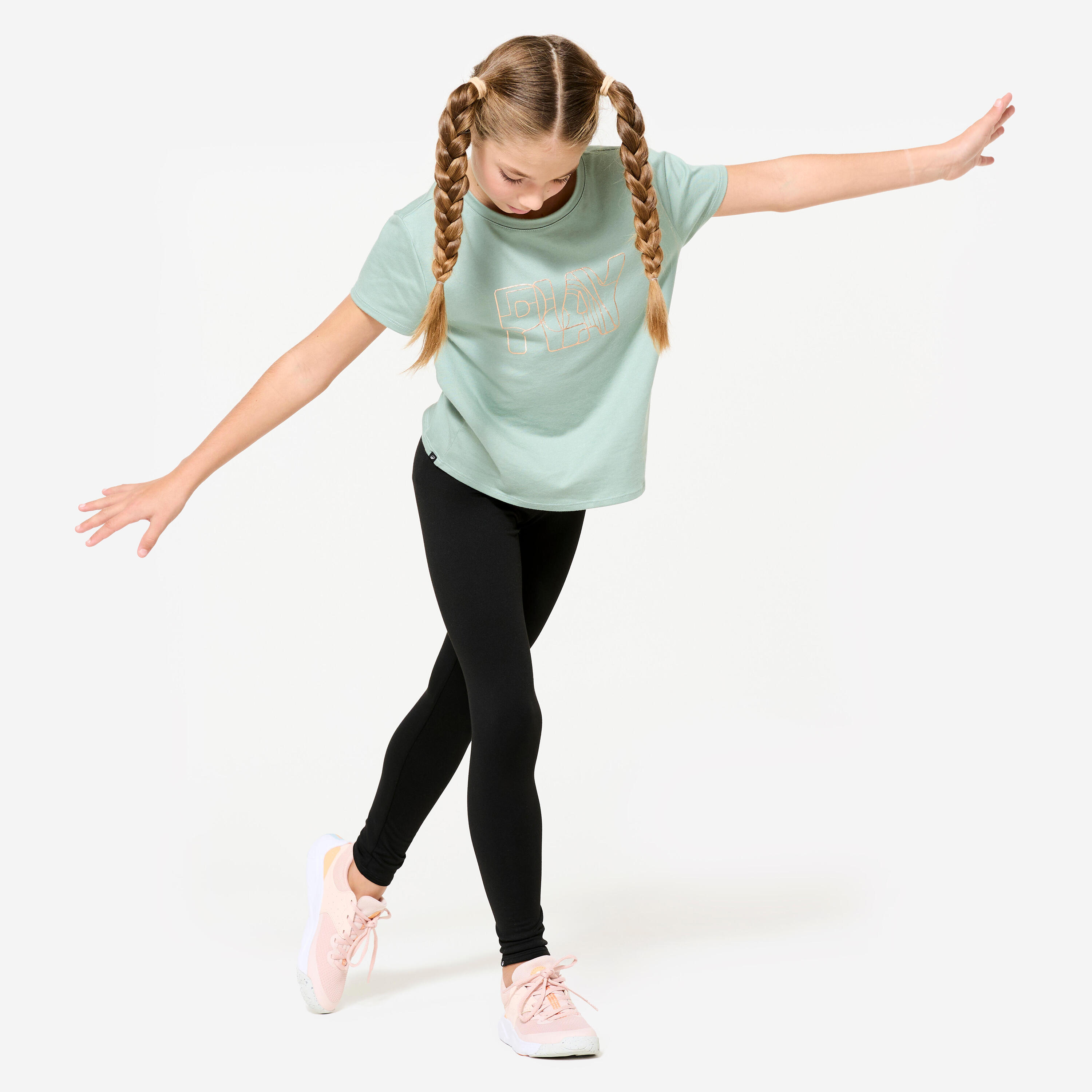 Legging multisport chaud et respirant fille 2/5