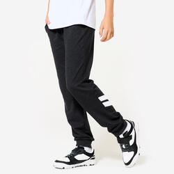 Pantalon de jogging droit enfant, vert kaki