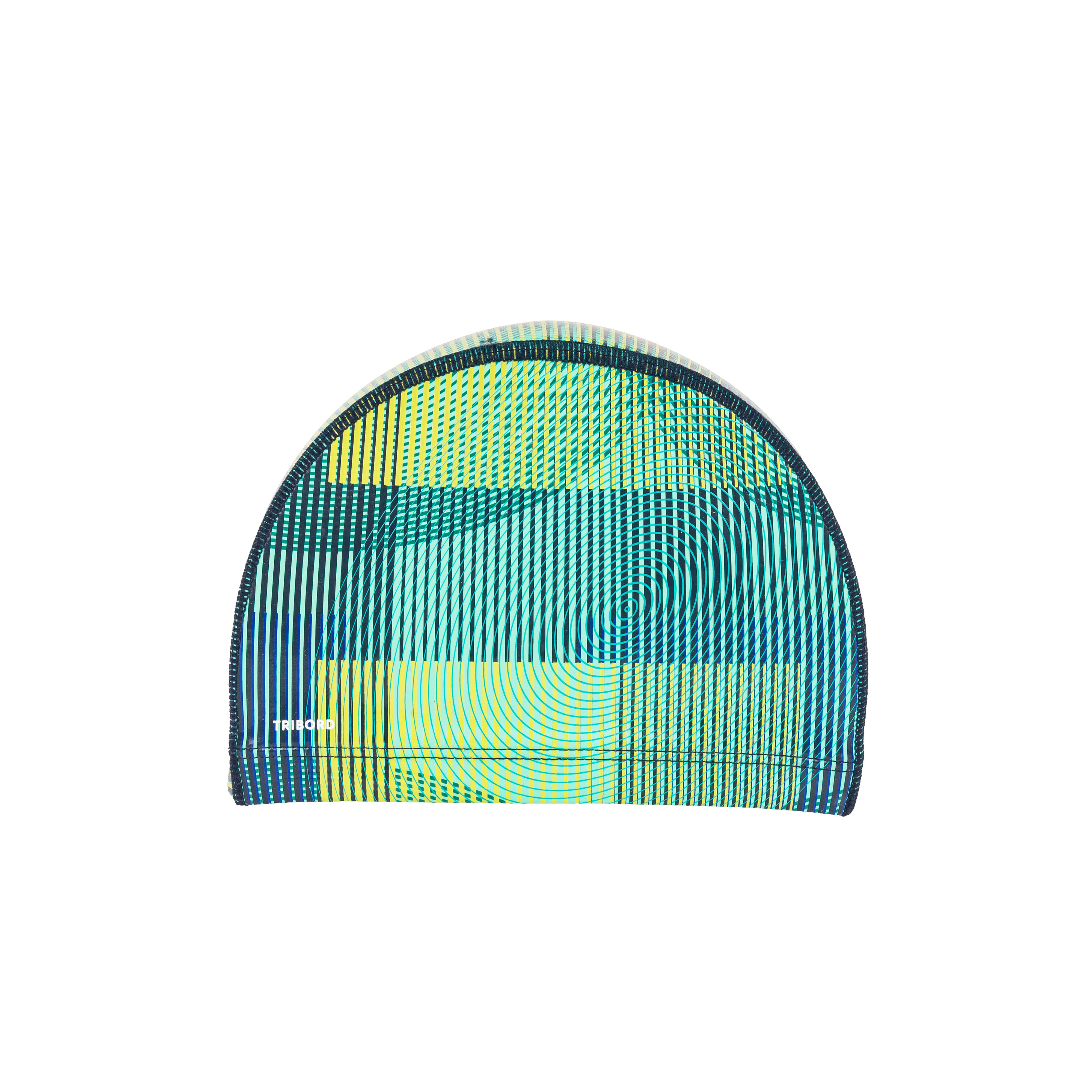 Coated Fabric Swim Cap M Quick-Dry & Stretchable Anoi Blue Green