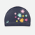 Bonnet de bain en tissu enduit taille M - oaoa bleu