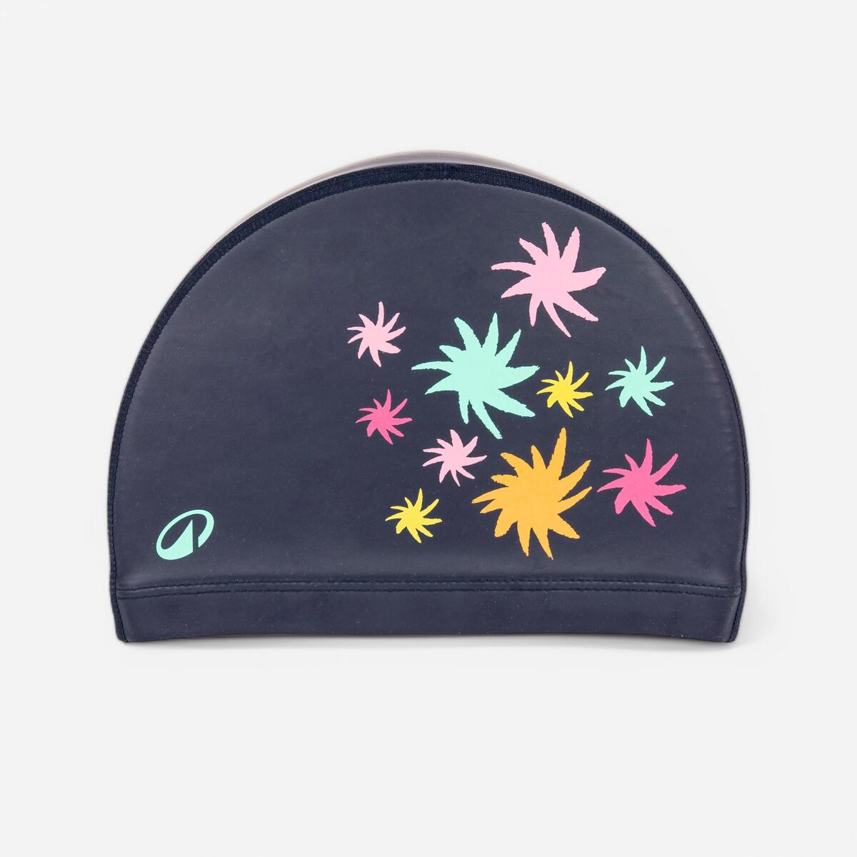 Bonnet de bain en tissu enduit taille M - oaoa bleu