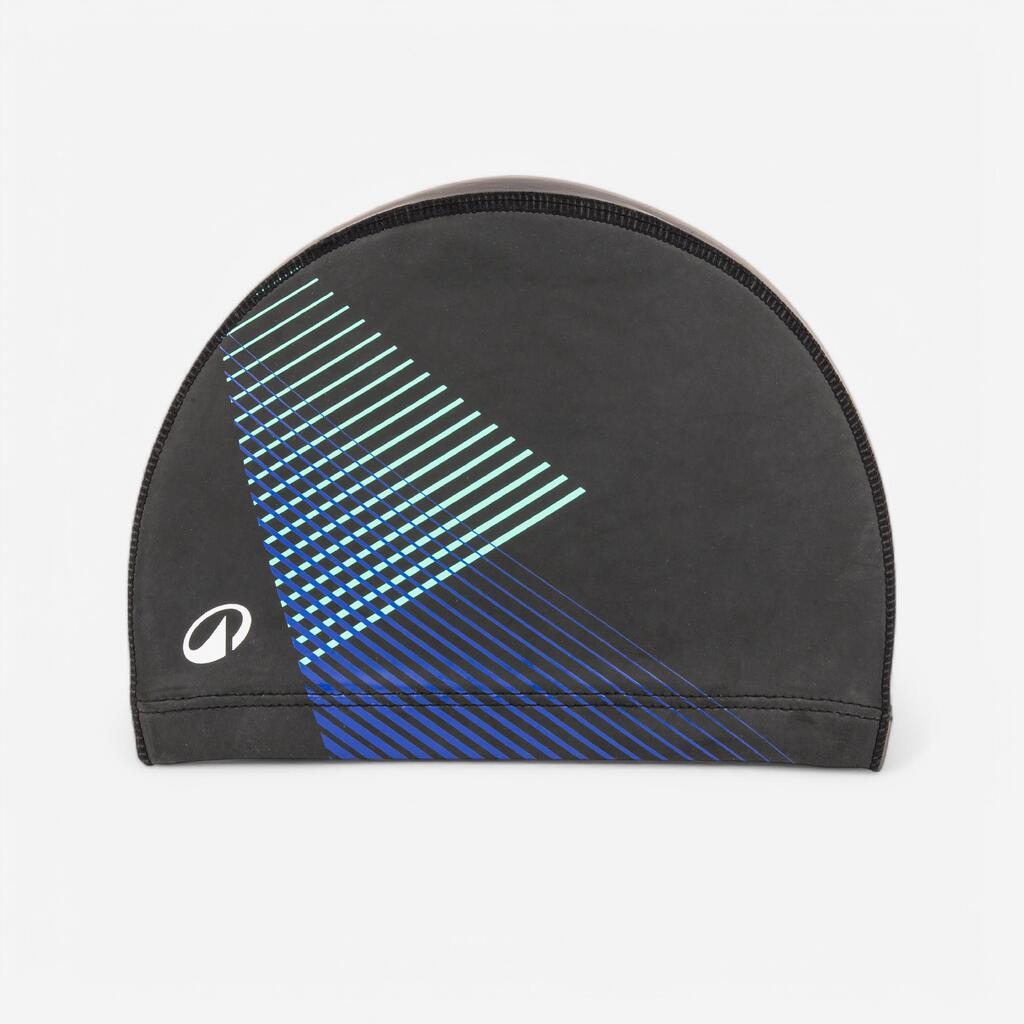 Bonnet de bain en tissu enduit taille M - tria noir