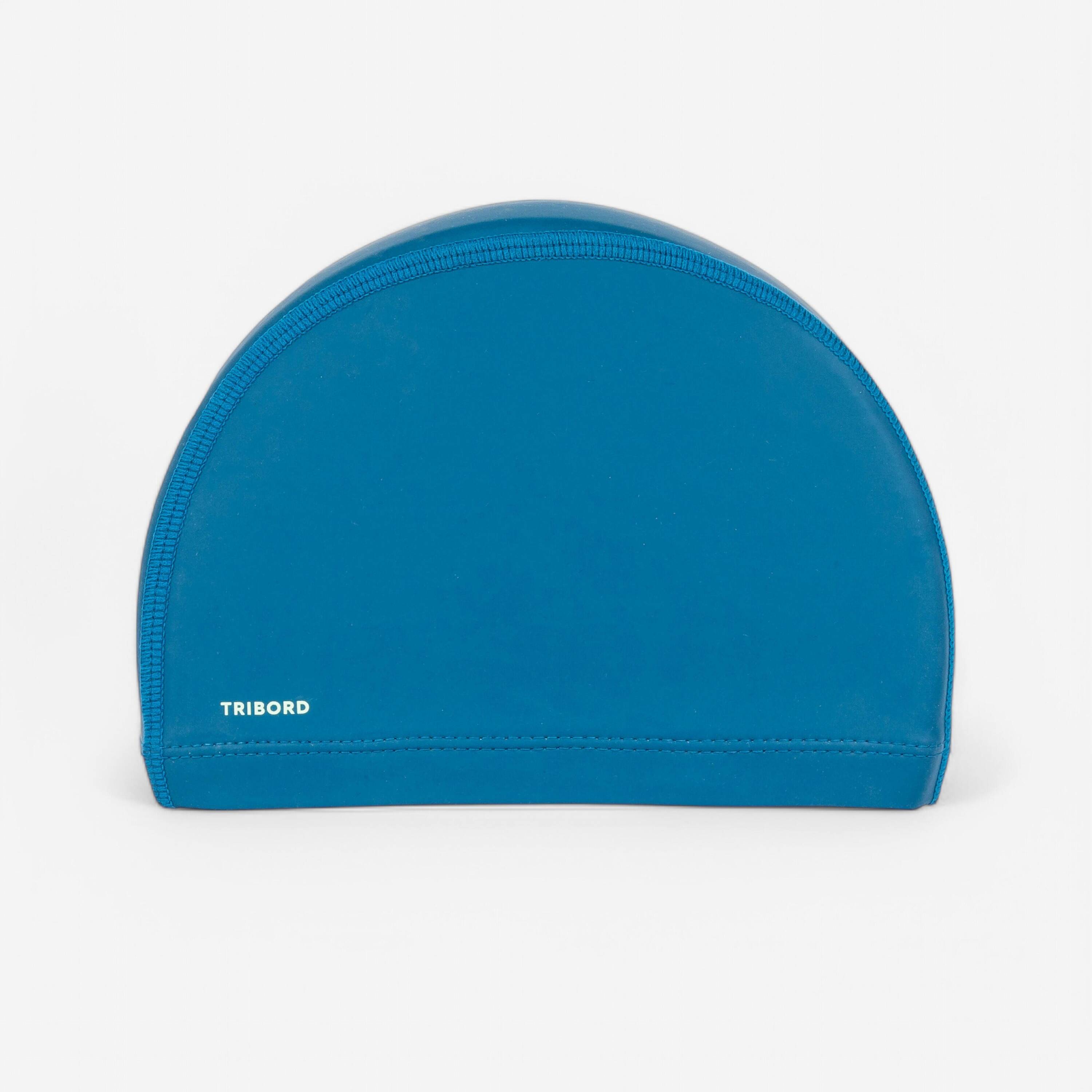 Silicon Mesh Swim Cap for Kids (53-56 cm) Tria - Blue -  1