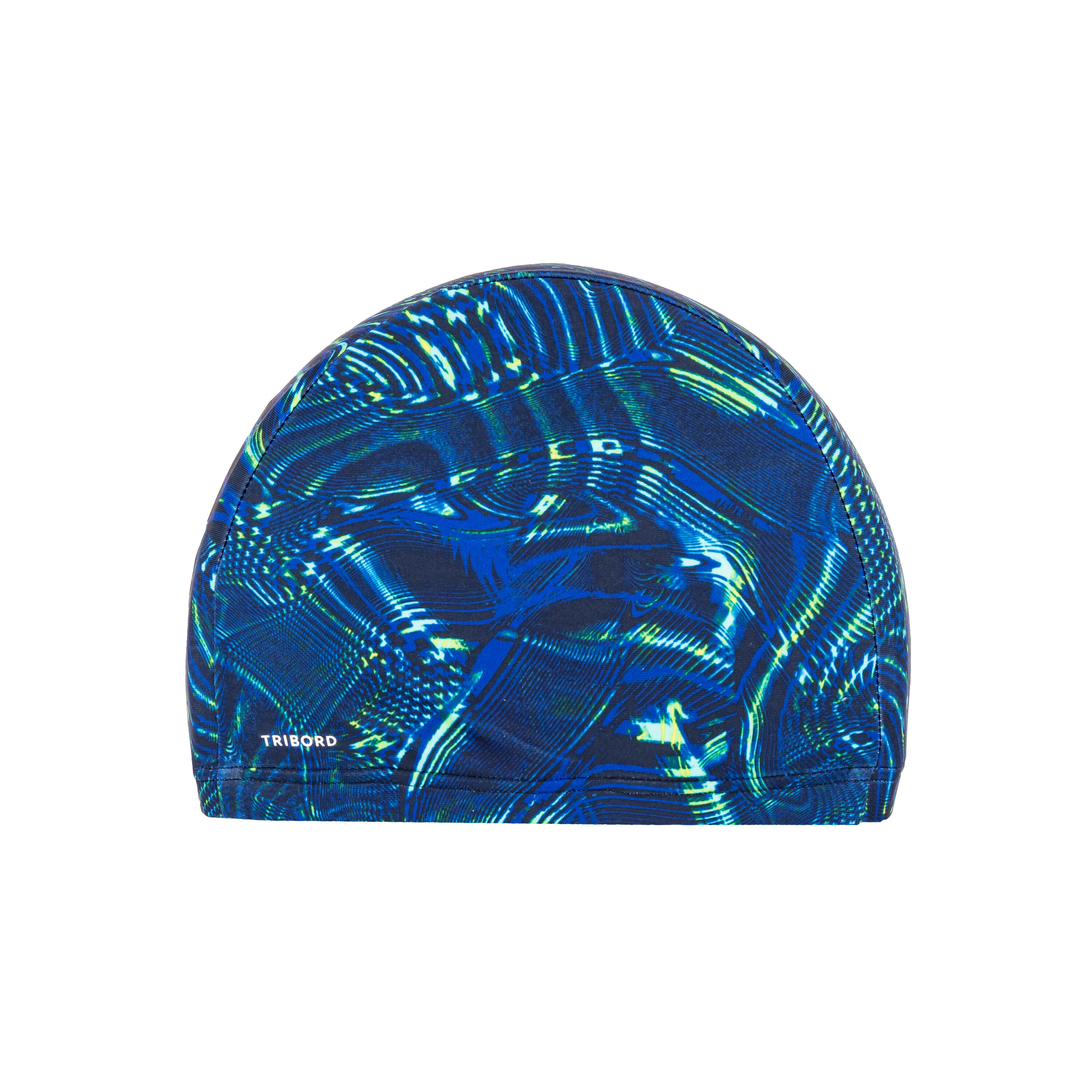 Bonnet de bain tissu taille L - iri bleu 2/2