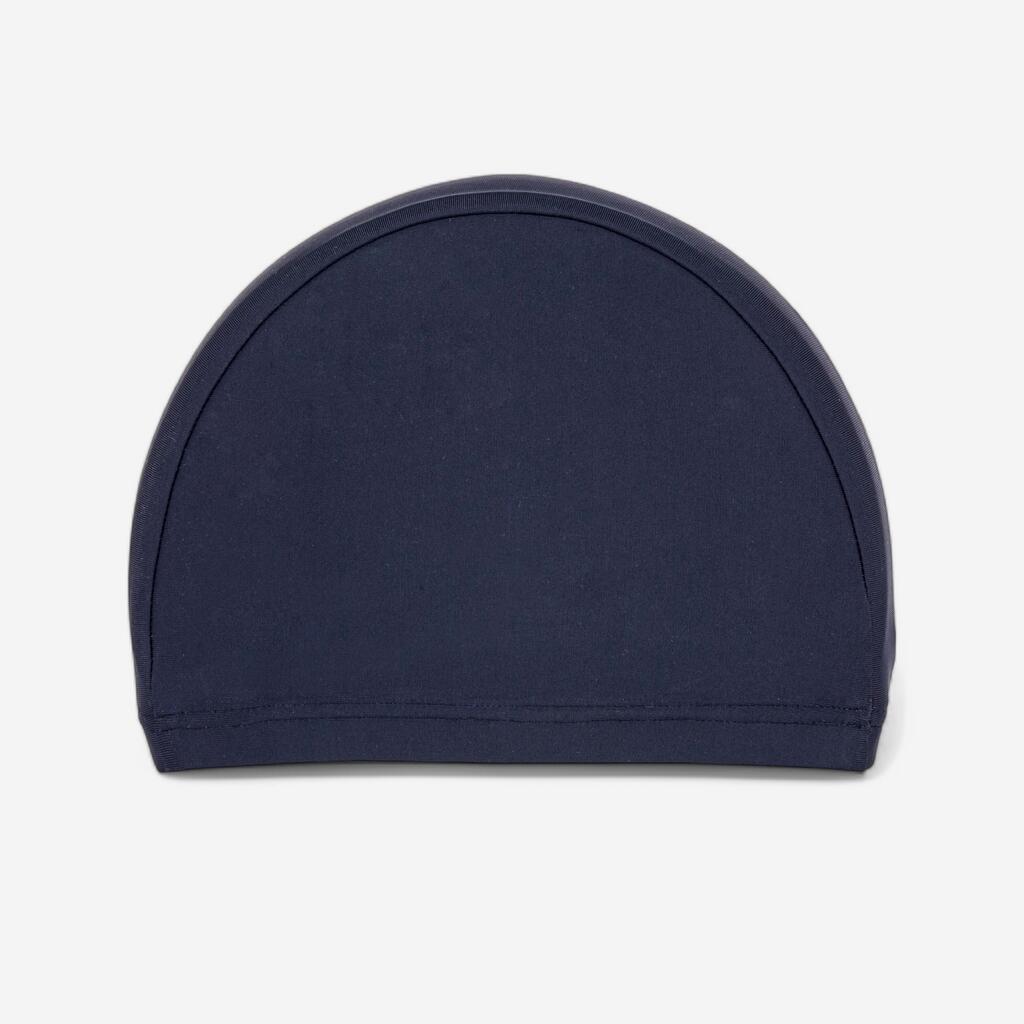 Bonnet de bain tissu taille L - bleu foncé