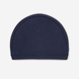 Bonnet de bain tissu taille L - bleu foncé