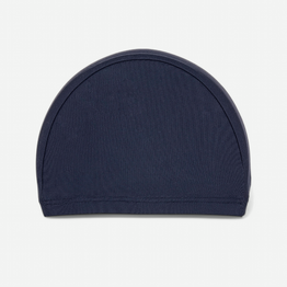Bonnet de bain tissu taille L - bleu foncé