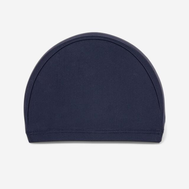 DECATHLON Gorro de natación tela negro rojo talla M