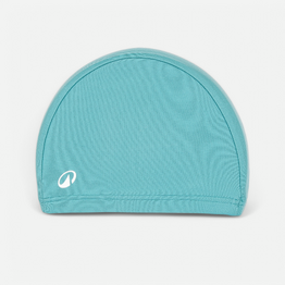 Bonnet de bain tissu taille L - turquoise