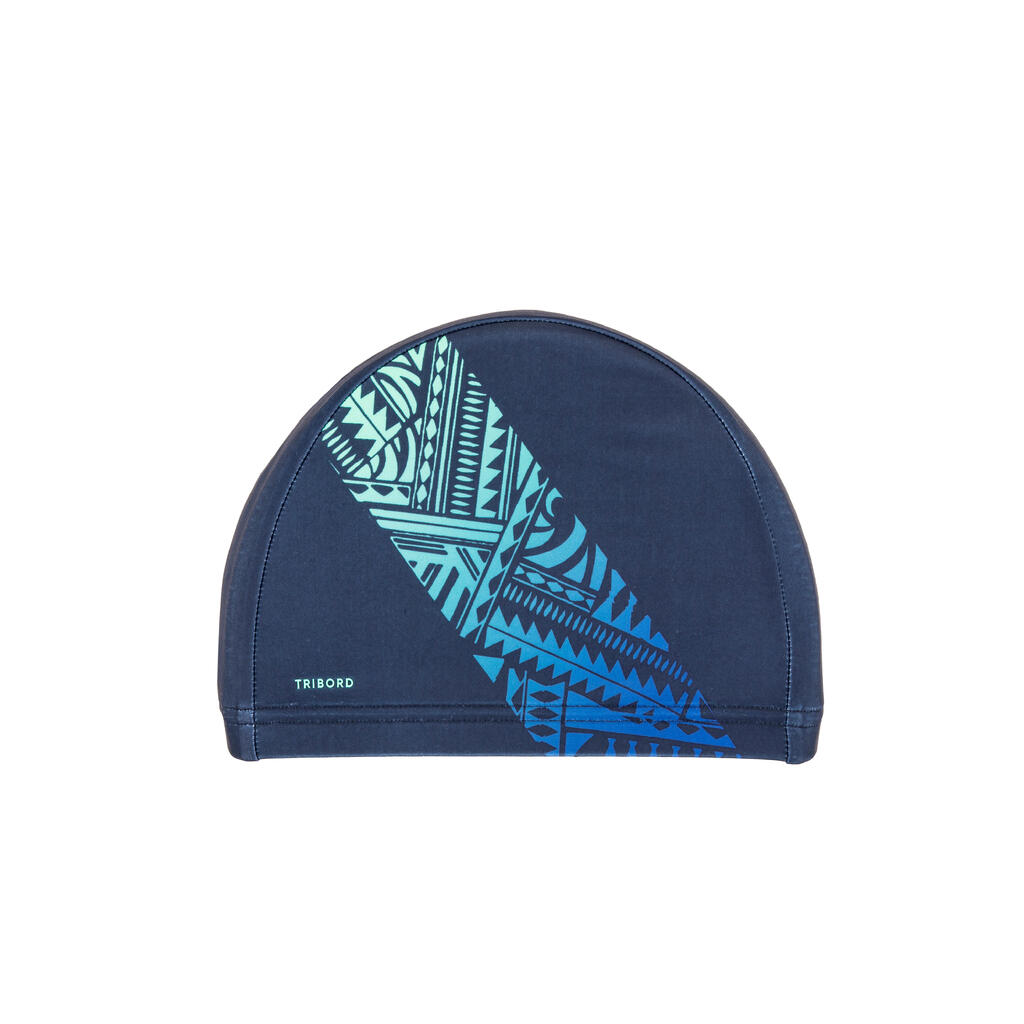 Bonnet de bain en tissu taille M - tria noir rouge