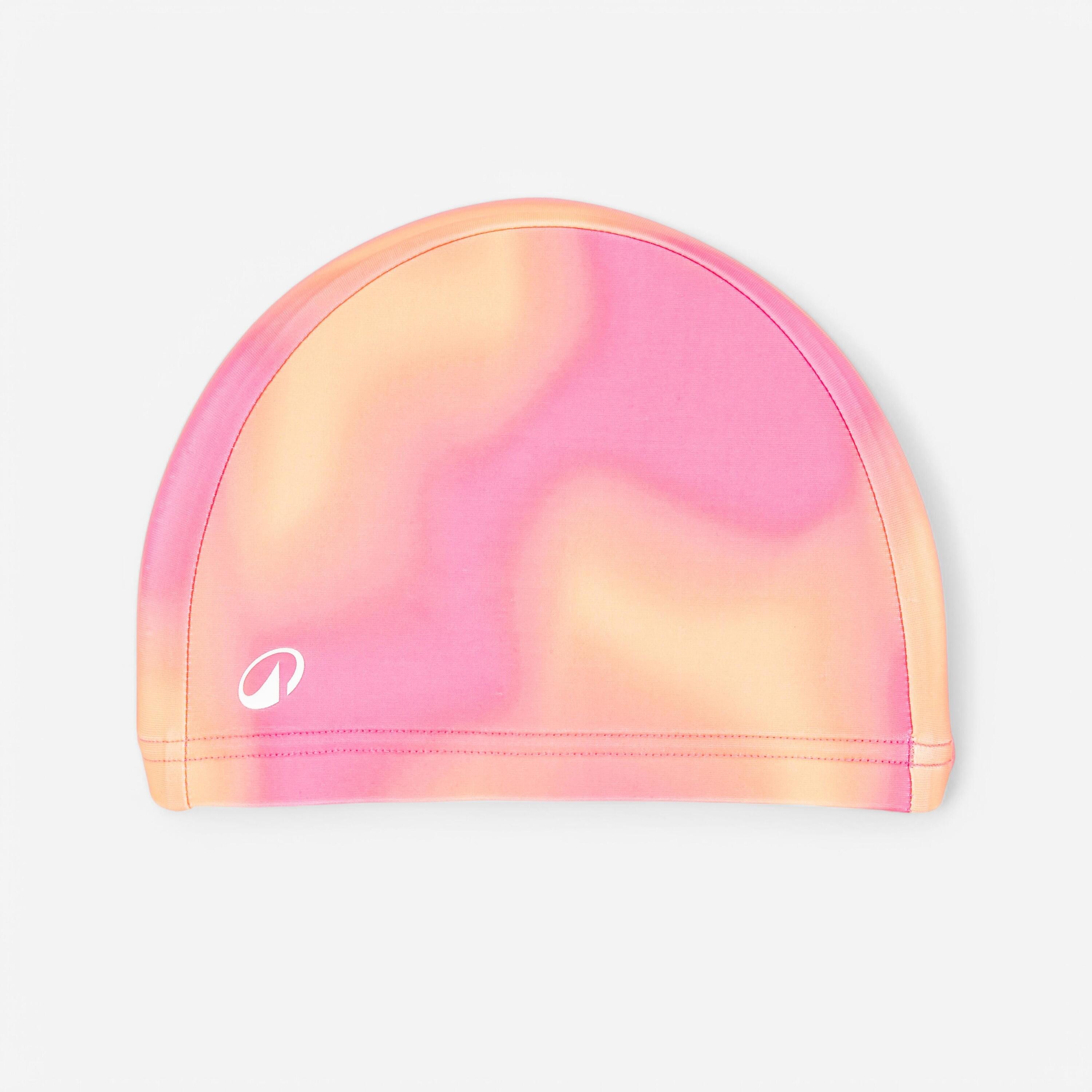 NABAIJI Cuffia piscina M LINES tessuto rosa