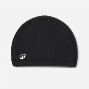 Fabric Swim Cap M Comfortable & Stretchable Black