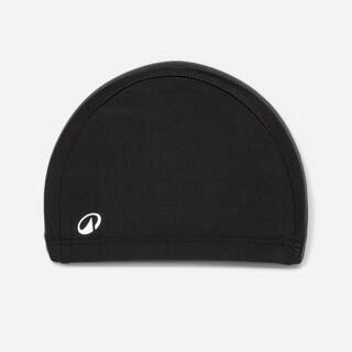 Mesh Swim Cap for Adults (56-59 cm) - Black
