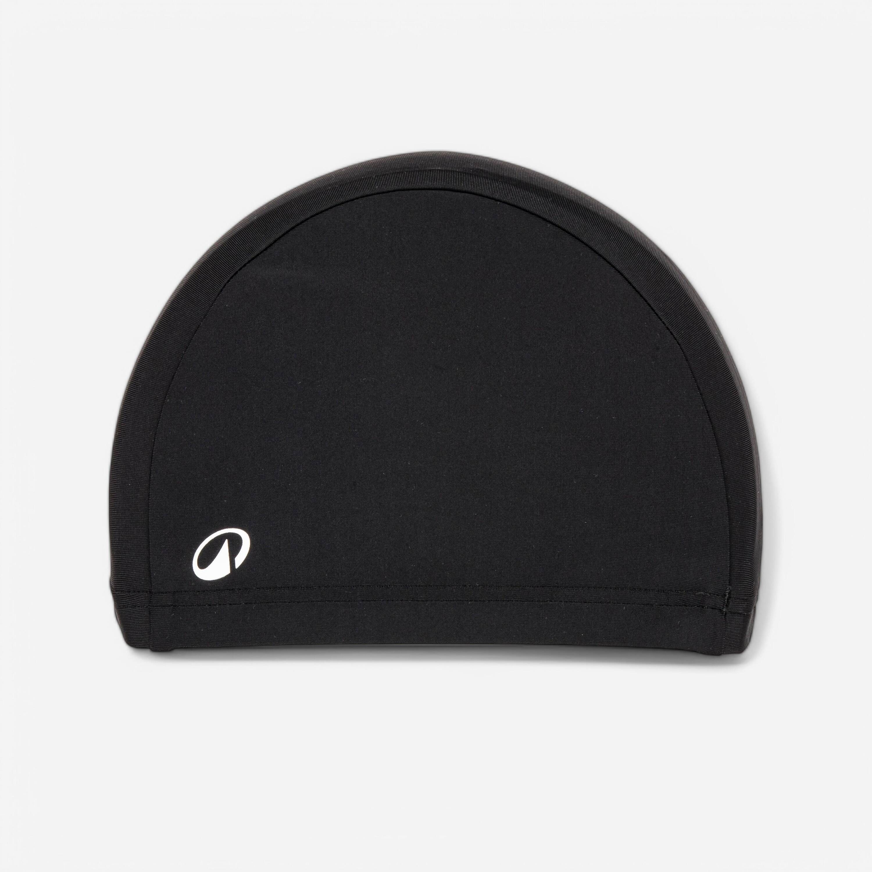 Mesh Swim Cap for Adults (56-59 cm) - Black -  1