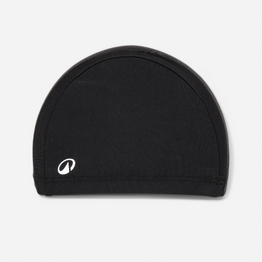 Bonnet de bain tissu taille M - noir