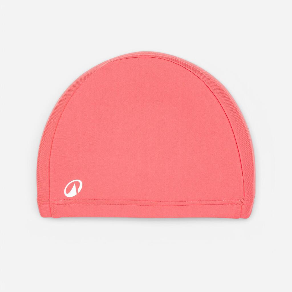 Bonnet de bain tissu taille M - rose