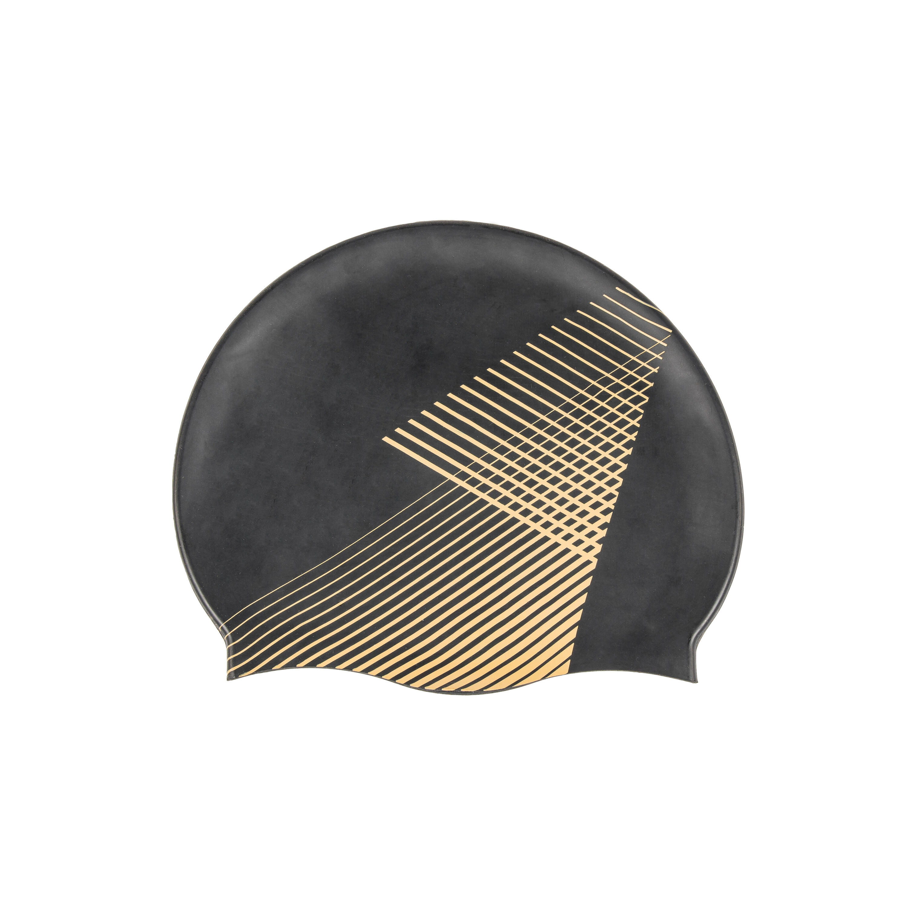 Silicone swim cap tria black 2/5
