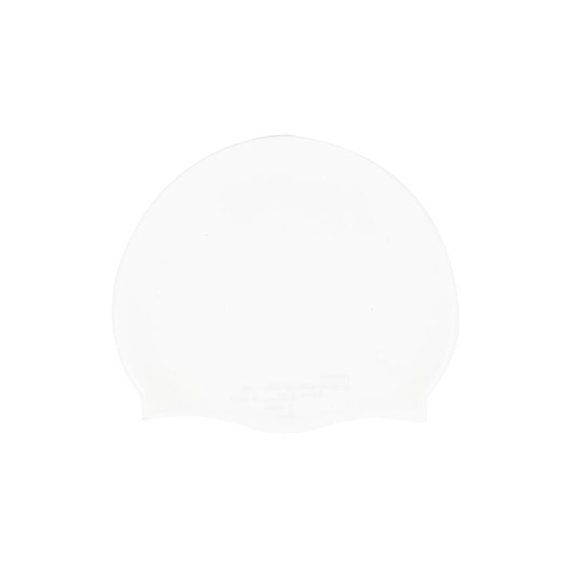 Bonnet de bain silicone - blanc