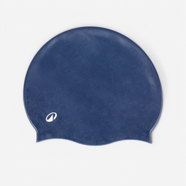 Bonnet de bain silicone - bleu