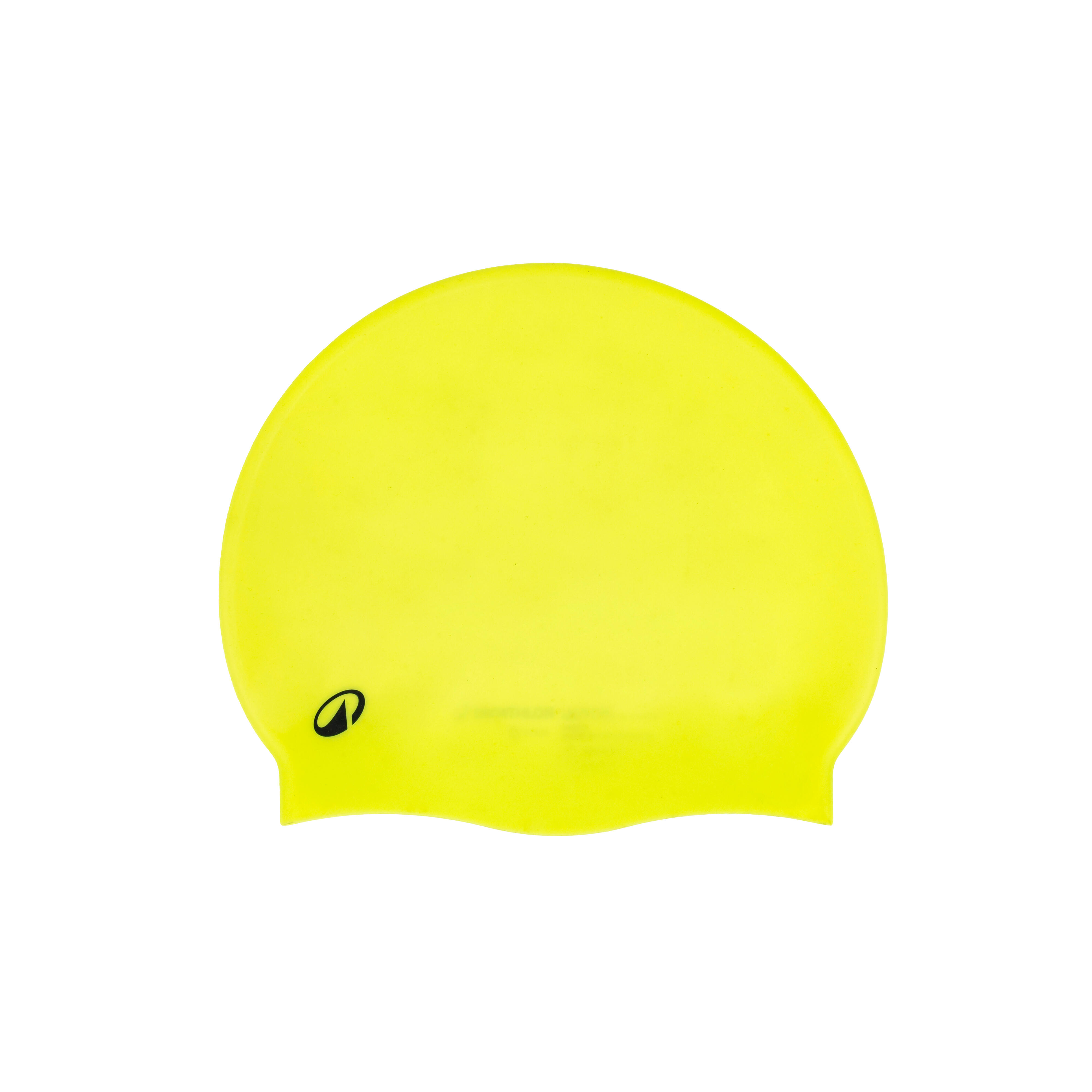 Silicone Swim Cap Lightweight & Durable Yellow