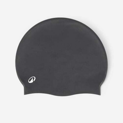 Bonnet de bain silicone - noir