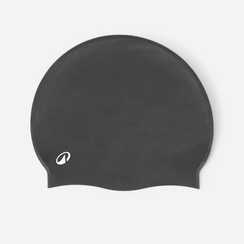 Bonnet de bain silicone - noir