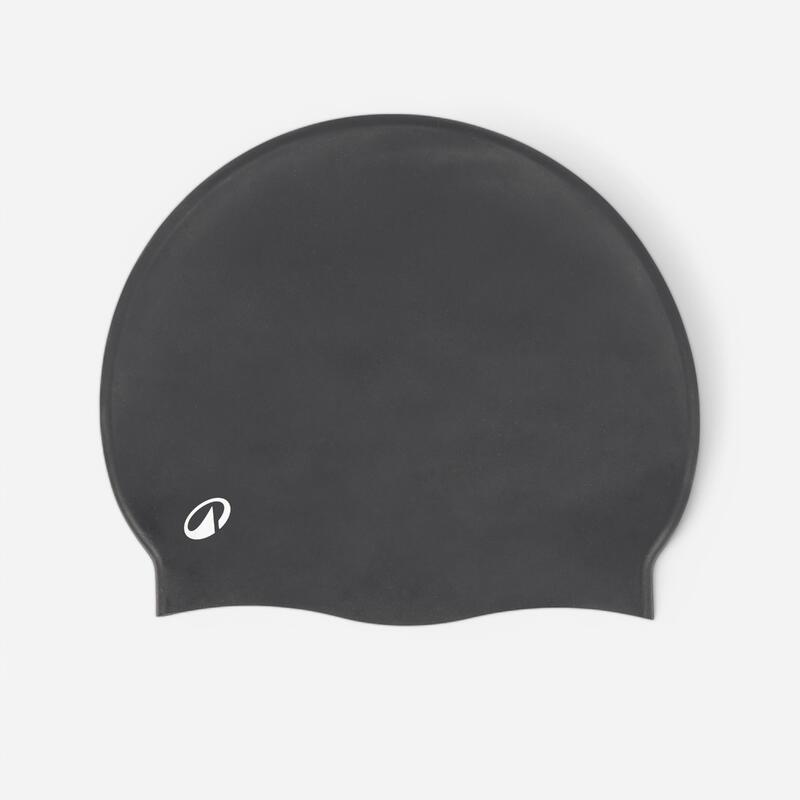 Bonnet de bain silicone - noir