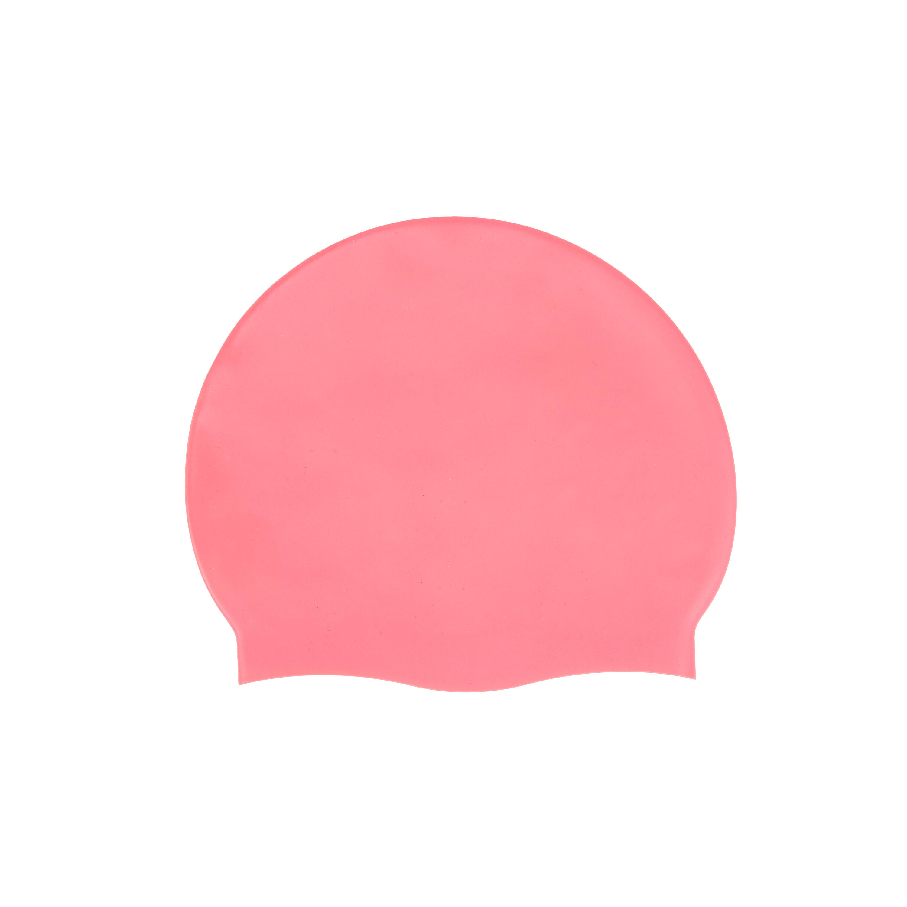 Gorro de natación de silicón rosa 2/6