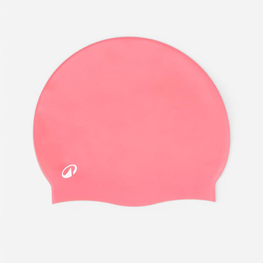 Roze silikonska kapa za plivanje
